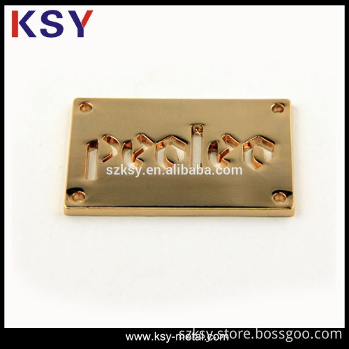 Custom high quality garment metal labels